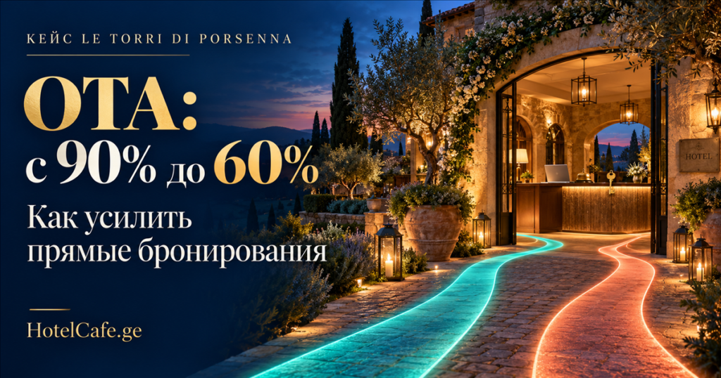 Прямые бронирования отеля: кейс Le Torri и снижение зависимости от OTA