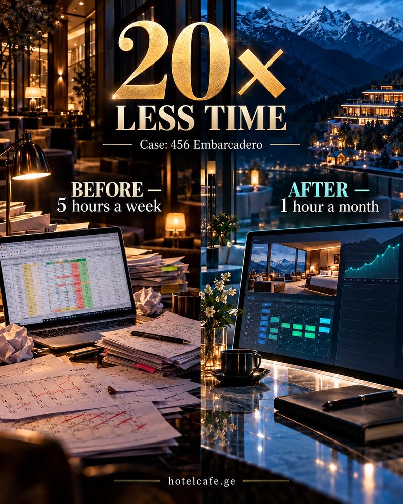 Hotel dynamic pricing reduced rate-management work from 20 hours to 1 hour per month
